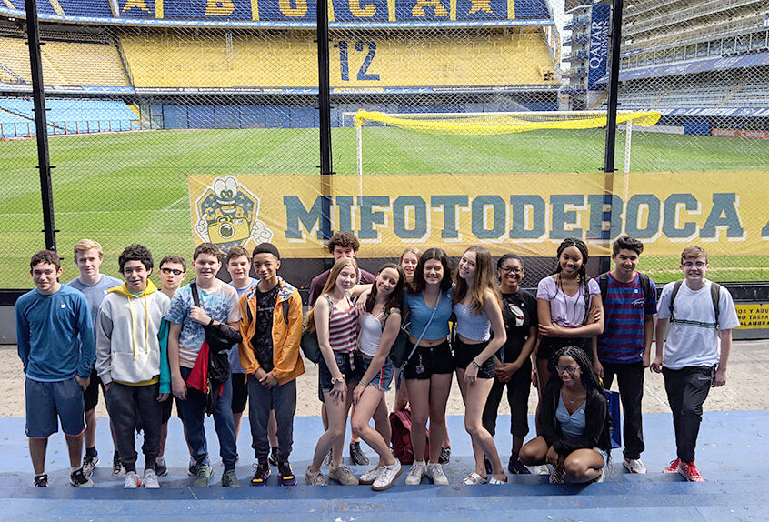 Upper school curricular travel to Argentina