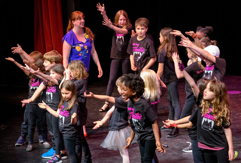 Lower School students enjoying the Poly Theater Afterschool program