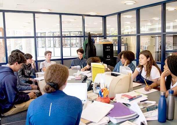 Students at the Upper School History Conference