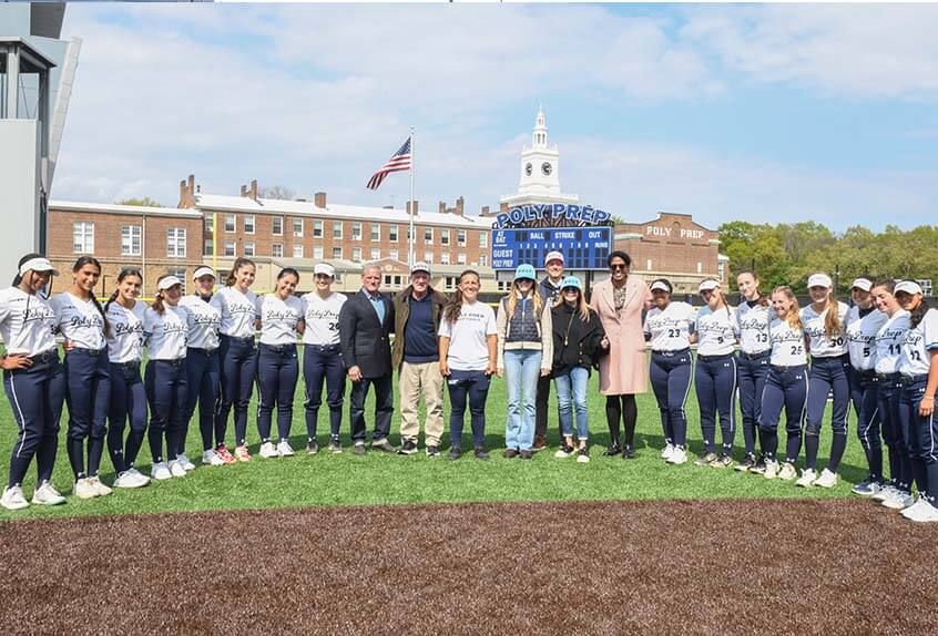 Softball new field opening day celebration 2023