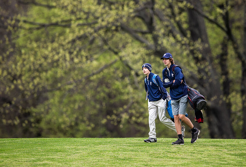 Poly prep golf players