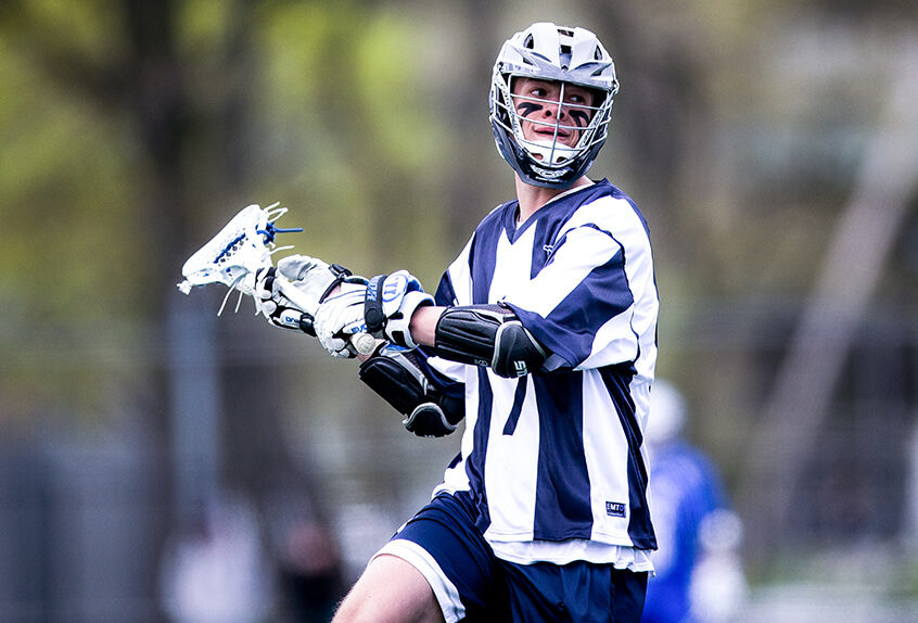 Boys lacrosse player