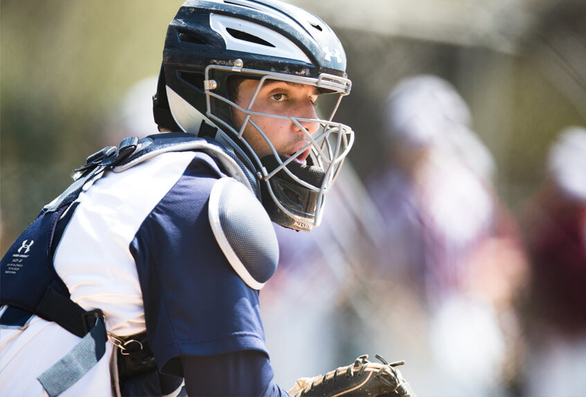 Poly Prep Baseball Catcher