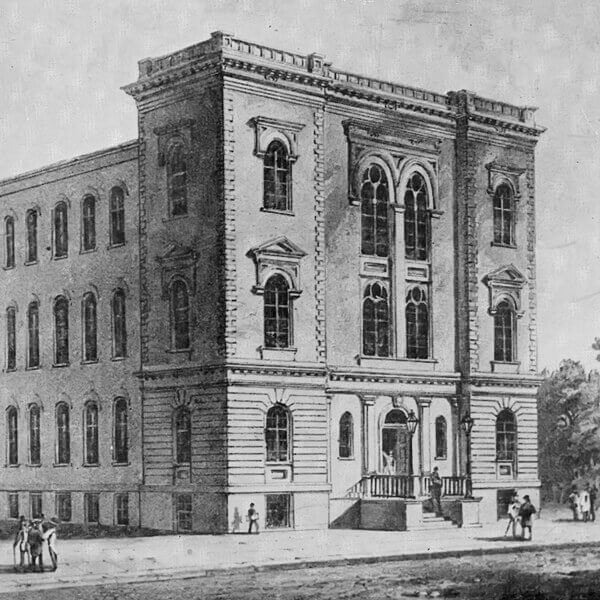 Historic image of the Livingston Street Building