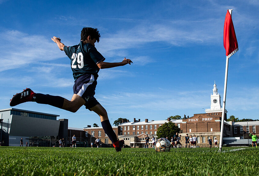 Boys soccer facilities