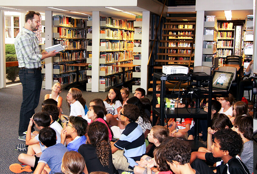 Upper school library