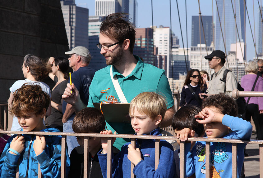 Lower school trip to the Brooklyn Bridge