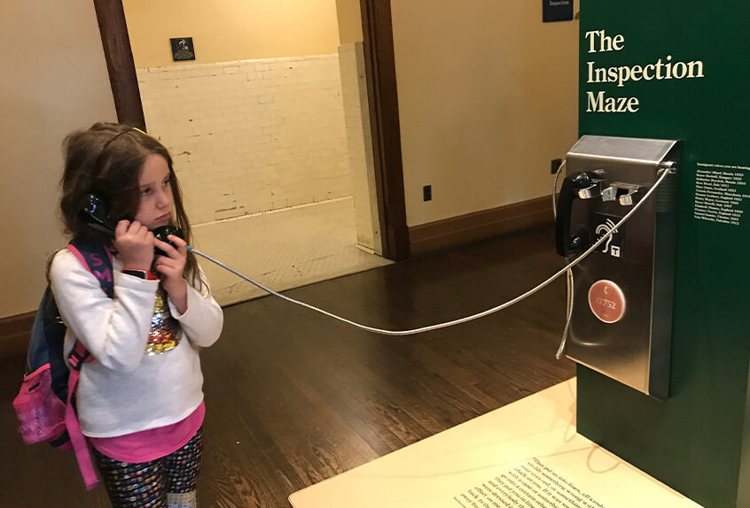 Lower school museum field trip