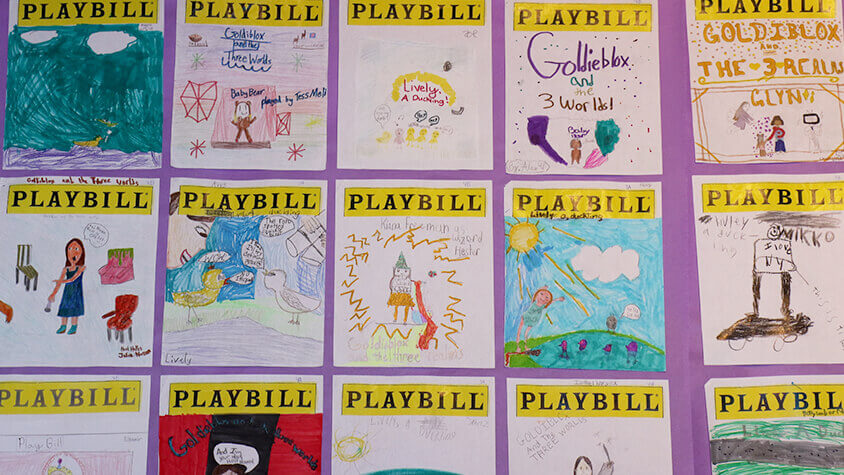 Lower School Student Playbill art