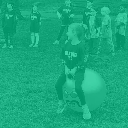 Lower School mixed grid p.e. kids at play