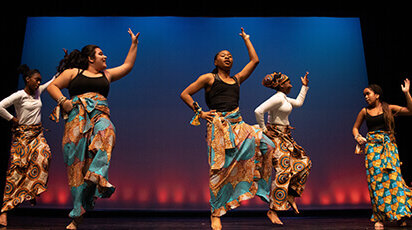 Afternoon of Student Choreography African Dancers