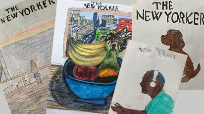 Middle School New Yorker magazine cover art