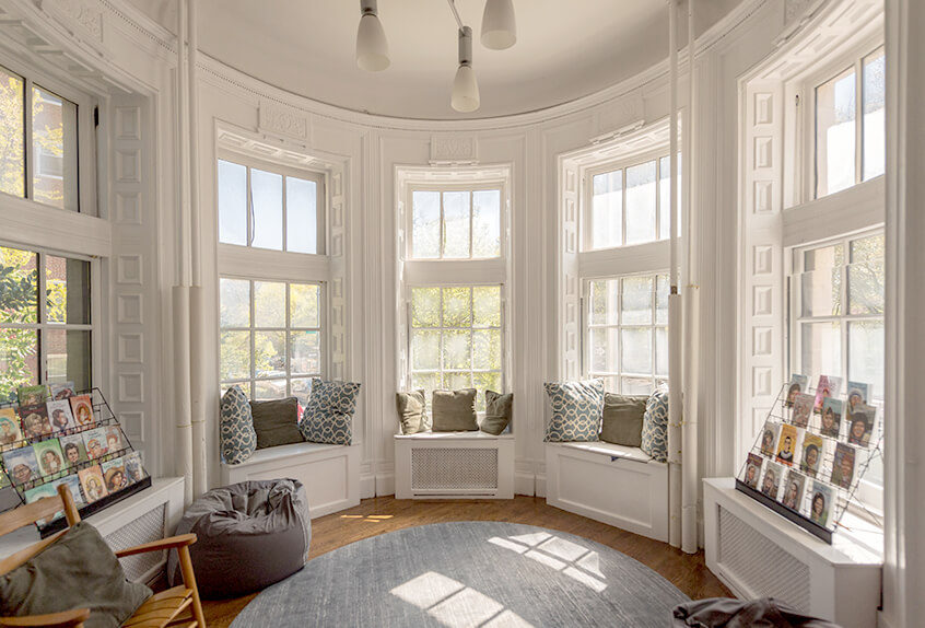 Poly Prep lower school interior library
