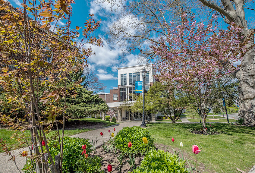 Poly Prep Dyker Heights Campus outdoor front area