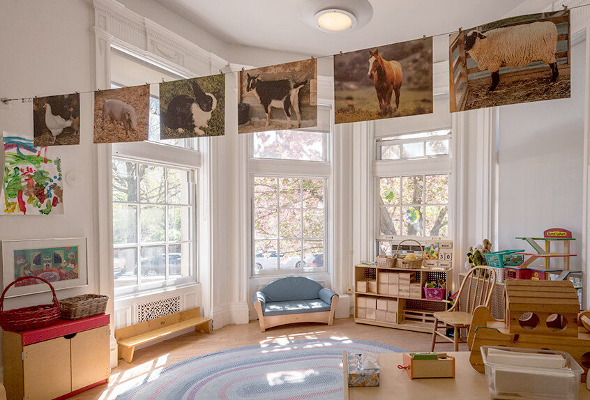Poly Prep lower school interior classroom