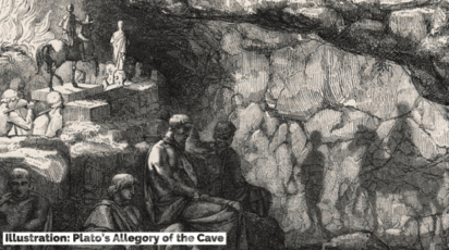 Plato's Allegory of the Cave Illustration