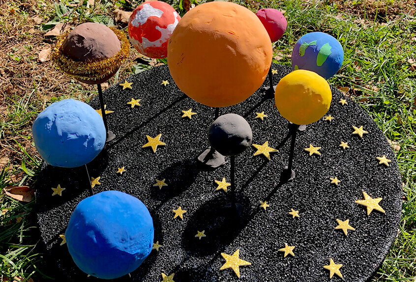 Johnny E. '28 solar system close-up