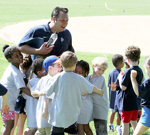 Matt Durando '96, P'30 with kids