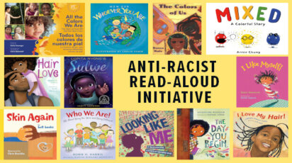 Anti-Racist Read-Aloud book collage