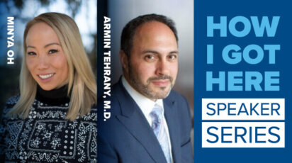 How I Got Here speaker series Minya Oh P’33 and Dr. Armin Tehrany ’87, P’23, ’25