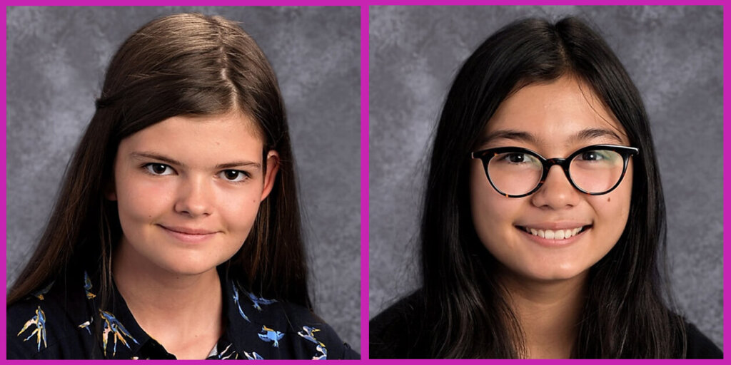 Keelin Walshe '23 and Sophie Stamicar '23