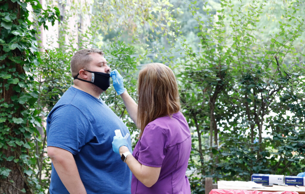 Covid testing at Poly - faculty