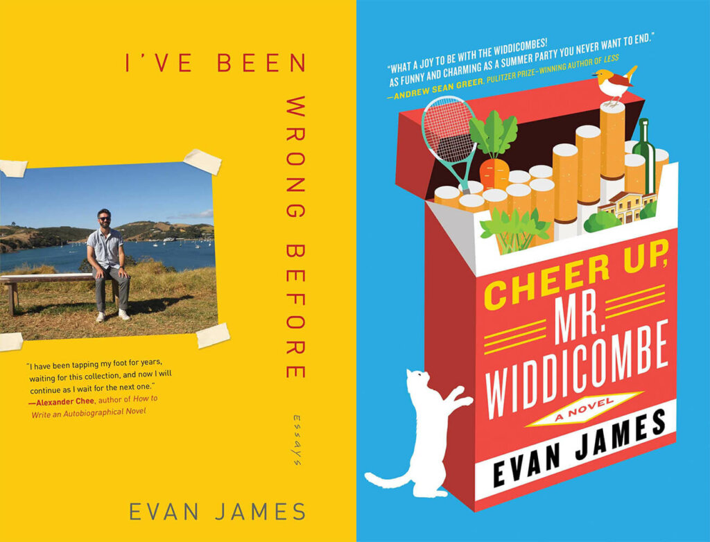 Evan James book covers