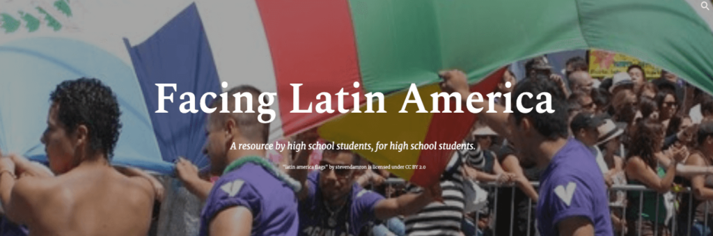 Facing Latin America Website by Students