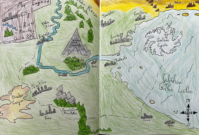 Grade 3: Mapmaking Cartography, Liliana R. '30