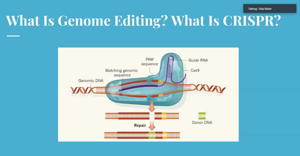 Nobel Prize Forum Genome Editing slide