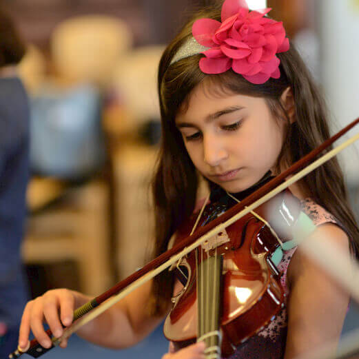 LS girl with violin