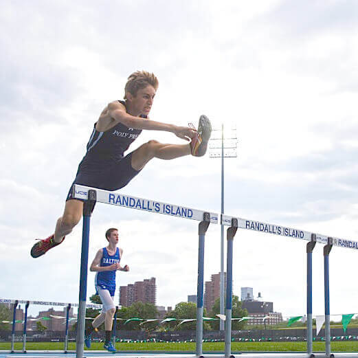 This Is Poly Square hurdles