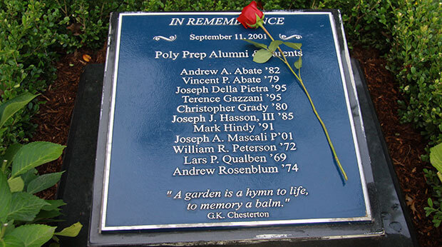 Poly on Film 9/11 Memorial plaque