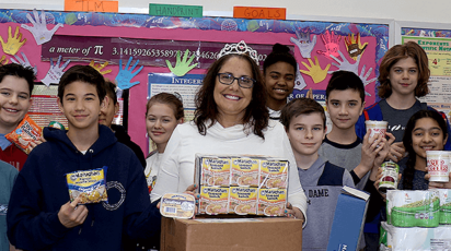 Sabina Laricchia MS Food Drive