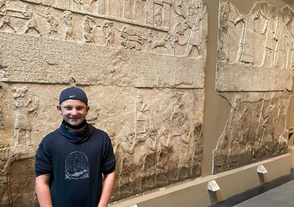 Zach Udin at British Museum