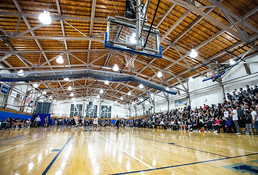 Basketball Court Legacy Gym with fans