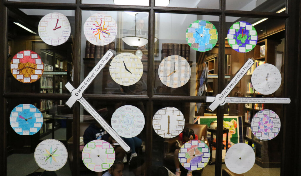 Much Ado About Math Clock Wall