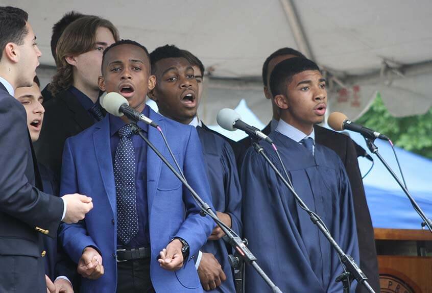 Blue Notes at Commencement 2016
