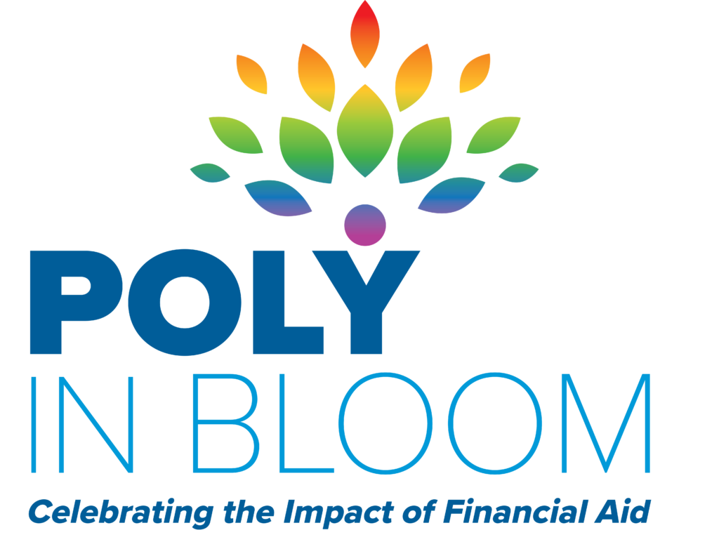 Poly in Bloom Financial Aid logo