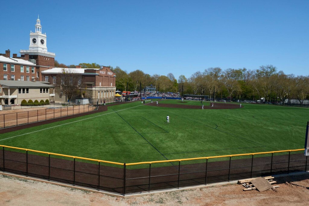 Poly Prep new baseball field under construction
