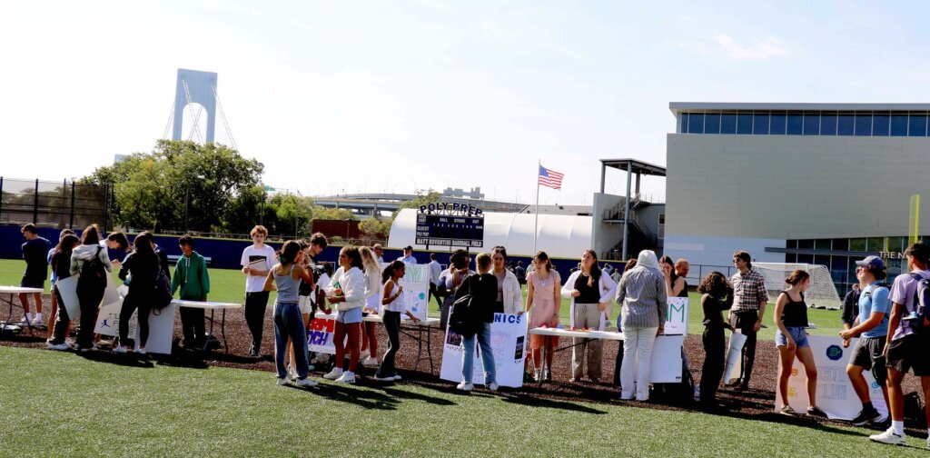 Club Fair on the field