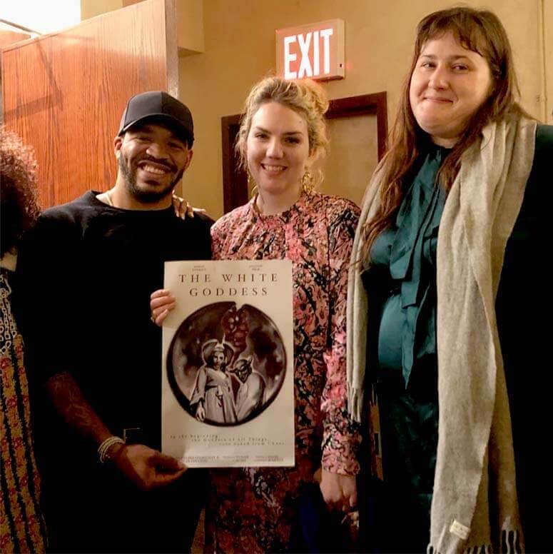 Eugena Gelbelman with cast of The White Goddess