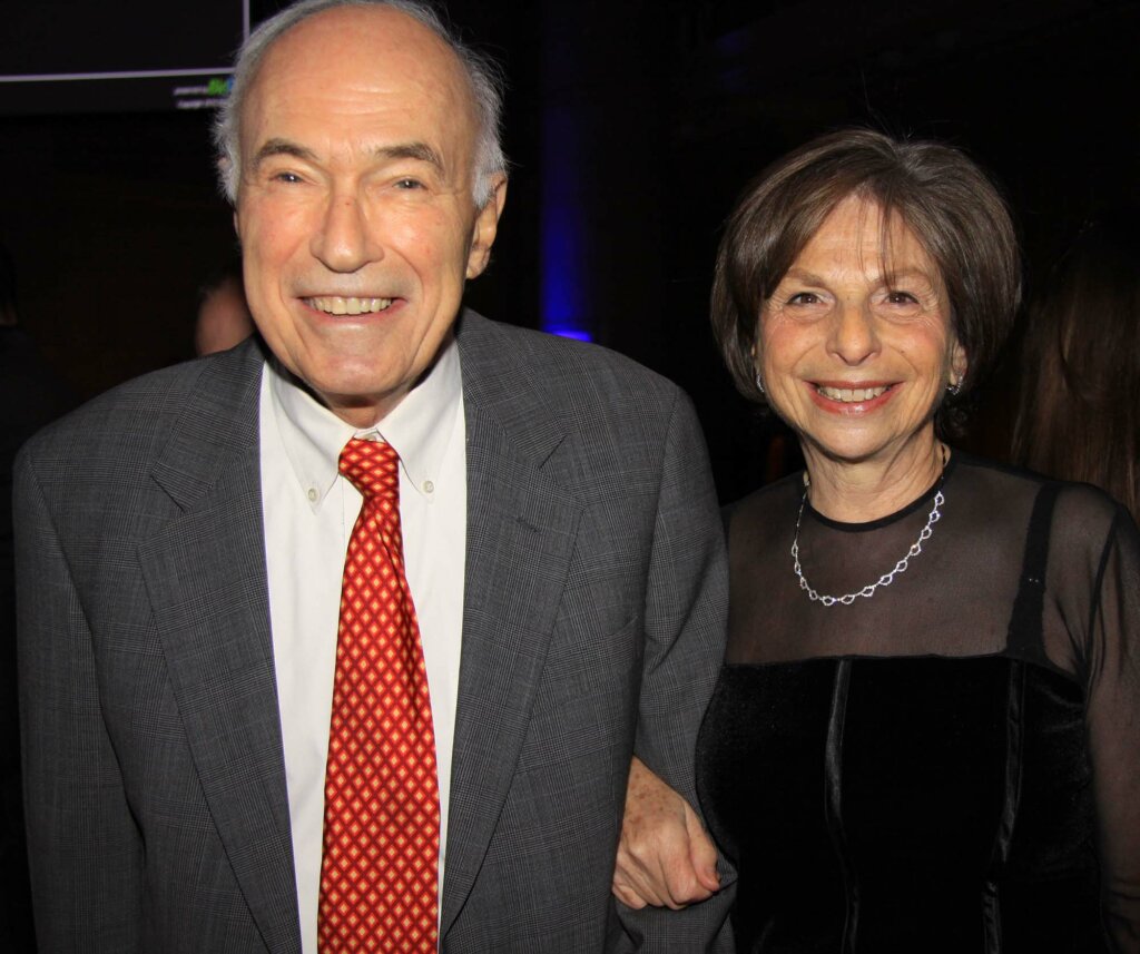 Susan Beiles with her husband Arnie