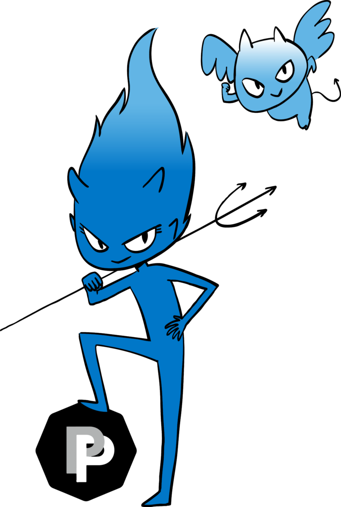 Blue Devil mascot characters