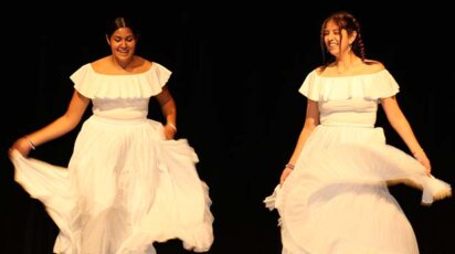 Julissa Velazquez and Cinthya Sanchez dancing