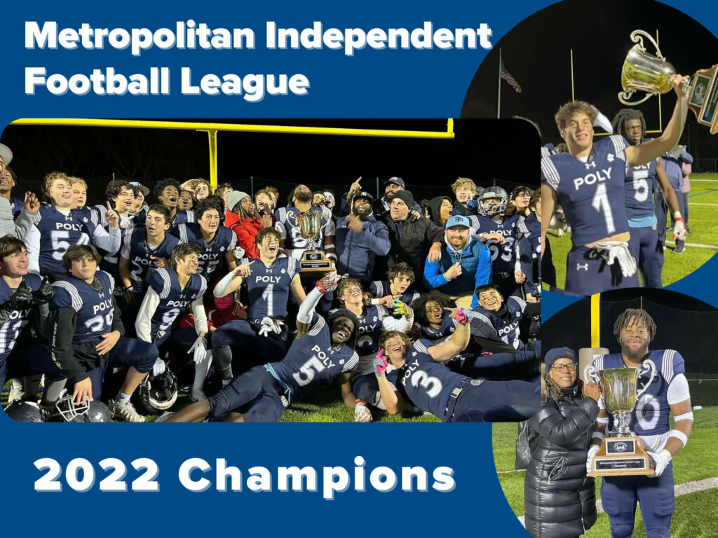 Poly Prep Varsity Football are 2022 Metropolitan Independent Football League Champions
