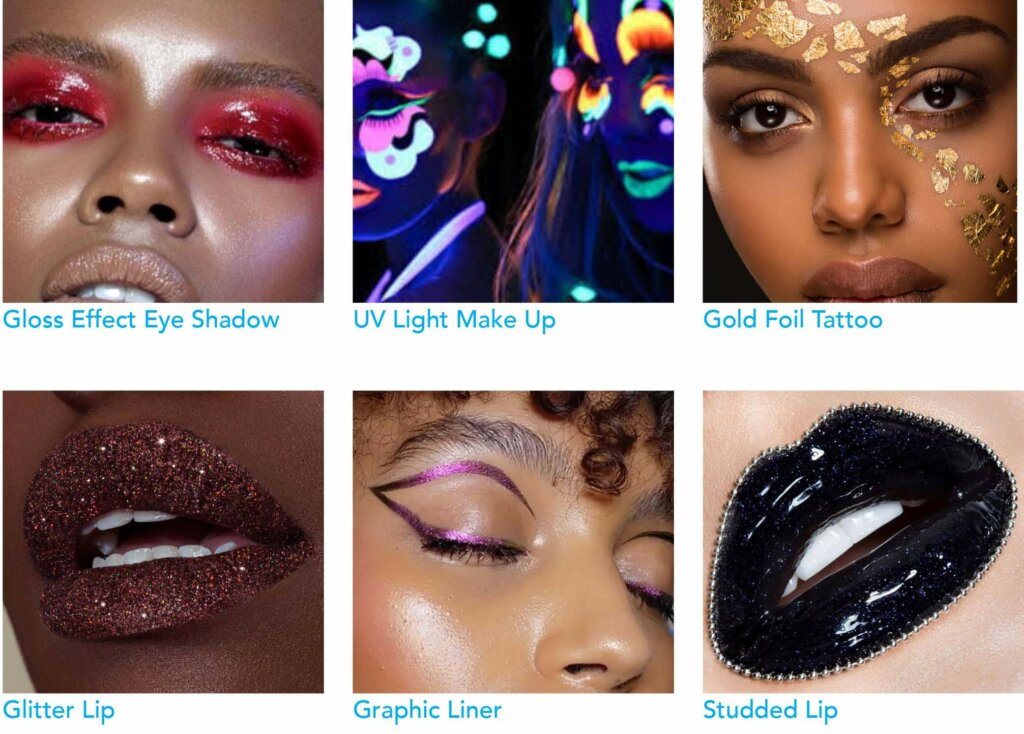 Middle School Clubs Makeup Moodboard