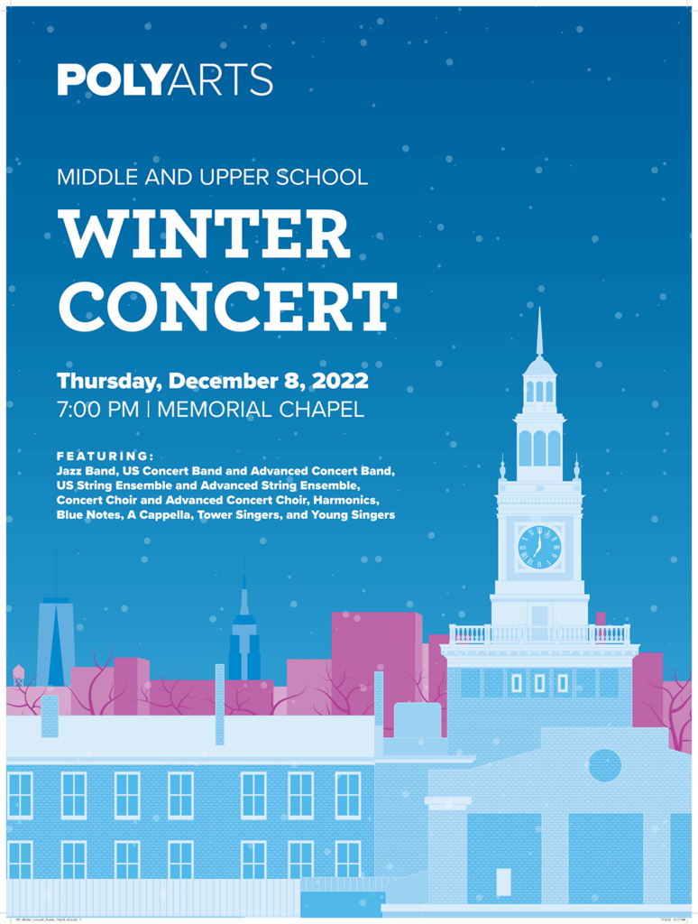 Winter Concert 2022-23 poster