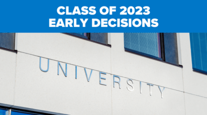 Class of 2023 Early College Decisions