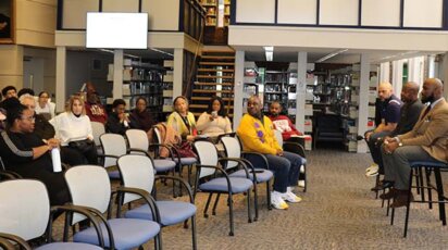 HBCU Alumni Student Mixer panelists and attendees